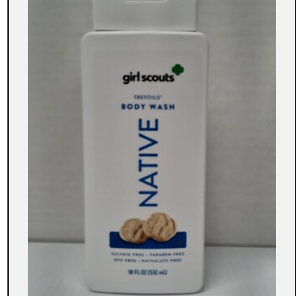 NEW Native Limited Edition GIRL SCOUT Body Wash - 18 fl oz Trefoils